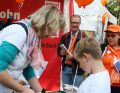 Am Stand der Offenen Werkstatt kann man selbst werkeln (Geisenfelder)