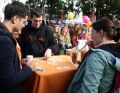 Faires Memorie am Stand der Kolpingjugend Bayern (Geisenfelder)