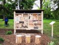 Das fertige Insektenhaus in Bobingen