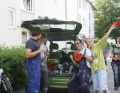 Materialnachschub im Auto