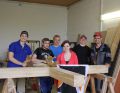 Das Kreuz für die Andachtsstätte der Kolpingjugend Diedorf ist schon fertig