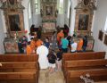 Die Aufgabe: Die Willibaldskapelle wurde komplett gereinigt, die Bänke abgeschliffen und neu gestrichen