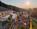 Am Morgen liegt noch Ruhe über dem Festivalplatz