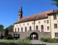 Die Wallfahrts- und ehemalige Klosterkirche in Schmerlenbach war Zwischenstation auf dem Weg.