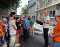 Auf dem Weg durch die Stadt gibt es an wichtigen Punkten Informationen. 