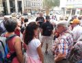 Beginn des Stadtrundgangs auf den Spuren Kolpings mit Michael Pies