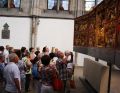 Der gotische Flügelaltar aus der Nicolaikirche in Alfeld (Leine) beeindruckt mit seinen Darstellungen