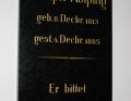 Die Platte mit der von Kolping gewünschten Aufschrift deckte bis zur Seligsprechung das Grab des Gesellenvaters